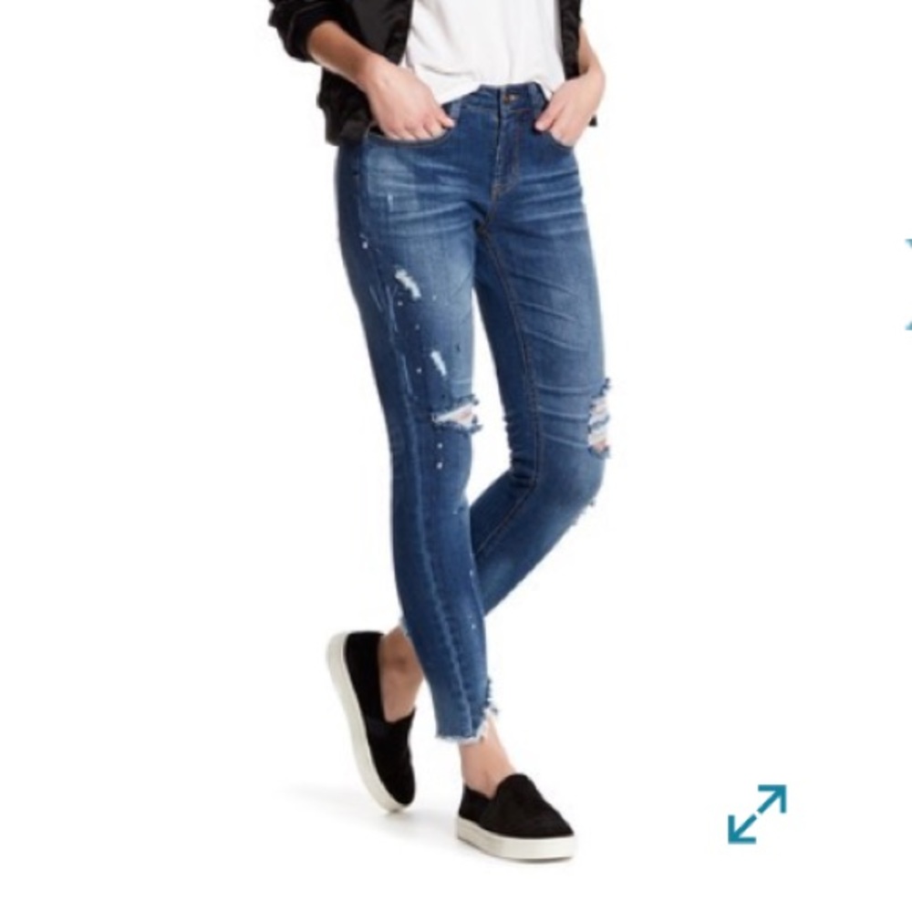 Paulina Distressed Skinny Jeans